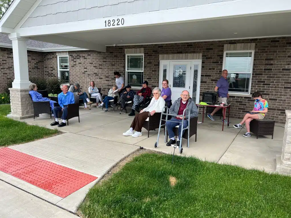 outdoor activities with our senior residents