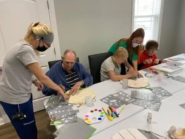 Personalized care of a caregiver in the assisted living home