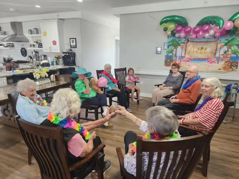 Senior living activities