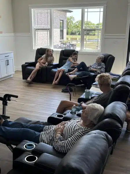 Smart technology in assisted living home